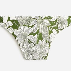 J.Crew High-rise cheeky bikini bottom in Liberty® Linear fabric